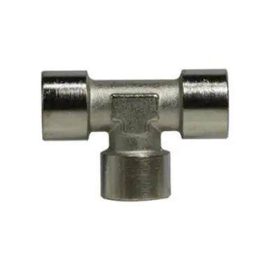 Midland Industries 28933 - Pipe Tee, 1/2" Female BSPP x 1/2" Female BSPP x 1/2" Female BSPP, Brass,