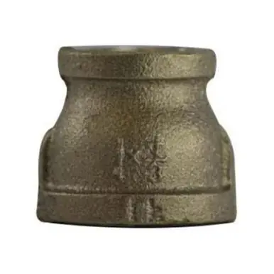 Midland Industries 44457LF - Reducing Coupling, 4" FPT x 3" FPT, Bronze