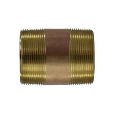 Midland Industries 40177 - Seamless Pipe Nipple, 2" MPT x 2" MPT, 30" Brass