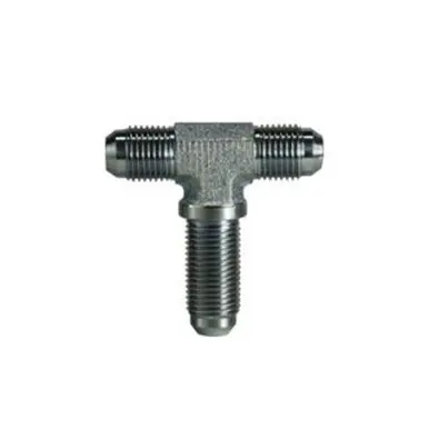 Midland Industries 27038 - Bulkhead Branch Tee, 3/4" 37° JIC x 3/4" 37° JIC x 3/4" 37° JIC, Steel