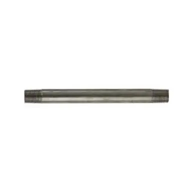 Midland Industries 48005 - Welded Pipe Nipple, 1/8" MPT x 1/8" MPT, 3" L, Stainless Steel, SCH 40