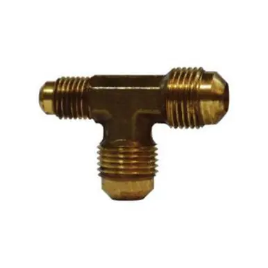 Midland Industries 10188 - Reducing Tee, 5/8" SAE 45° Male Flared x 5/8" SAE 45° Male Flared x 3/8",