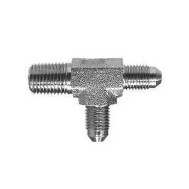 Midland Industries 260542 - Run Tee, 7/16" MPT x 2-1/8" MPT x 7/16" MPT, Steel