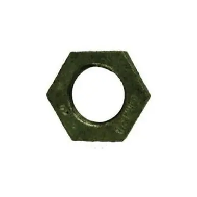 Midland Industries 64707 - Hex Locknut, 1-1/2" Nominal, Iron, Galvanized