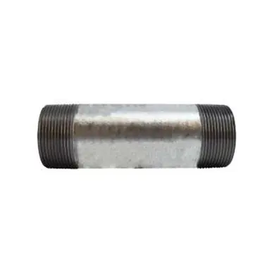 Midland Industries 56181 - Welded Pipe Nipple, 2-1/2" MPT x 2-1/2" MPT, 3" L, Steel, Galvanized, SCH