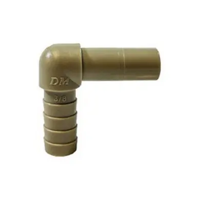 Midland Industries 20970P - Elbow, 1/2" Stem x 1/4" Hose Barbed, Plastic