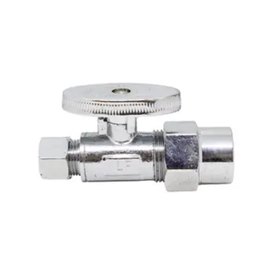 Midland Industries 746567 - Straight Supply Stop, 1/2 x 3/8" Nominal, CPVC Socket x Compression,