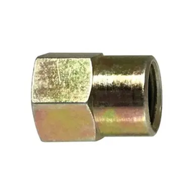 Midland Industries 36340 - Adapter, 1/4-28 x 1/8-27 Thread, FPT x NPTF Thread, 1/2" Hex, Steel,