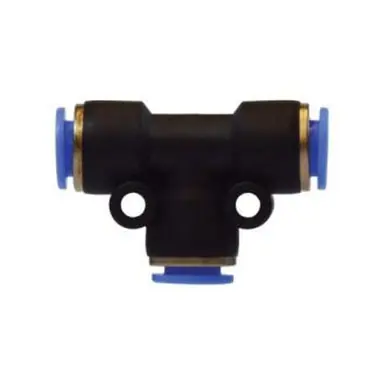 Midland Industries 20025C - Union Tee, 1/8" Push" Tube x 1/8" Push" Tube x 1/8" Push" Tube,