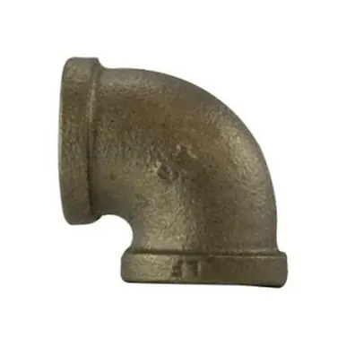 Midland Industries 44108LF - 90° Elbow, 2" FPT x 2" FPT, Bronze