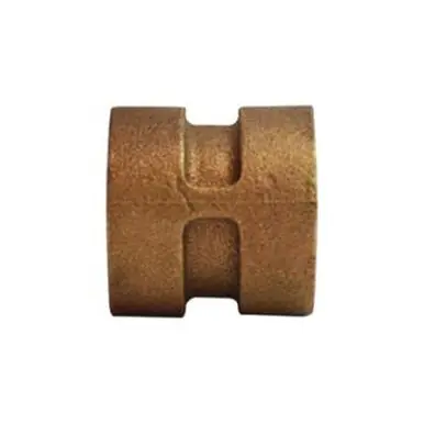 Midland Industries 43412 - Coupling, 3/8" FPT x 3/8" FPT, Bronze