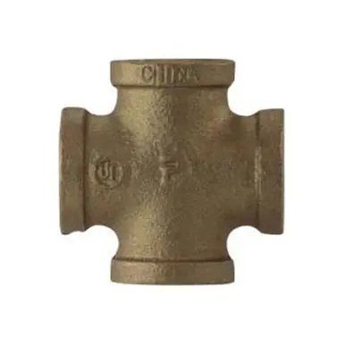 Midland Industries 44398 - Pipe Cross, 2" FPT x 2" FPT x 2" FPT x 2" FPT, Bronze