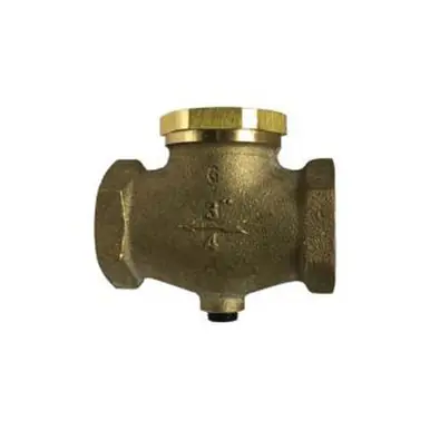 Midland Industries 947142 - In-Line Check Valve, 3/8" Nominal, FIP x FIP, Cast Bronze Body, Import