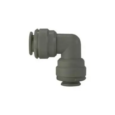 Midland Industries 20152P - 90° Union Elbow, 1/4" Push" Tube x 1/4" Push" Tube, Plastic