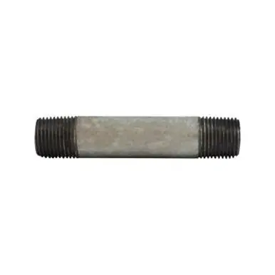 Midland Industries 56433 - Welded Pipe Nipple, 3/8" MPT x 3/8" MPT, 36 in L, Steel, Galvanized, SCH