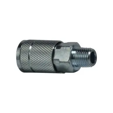 Midland Industries 28516S - Coupling, 1/4" Coupler x 1/4" MIP, Steel, 300 lb