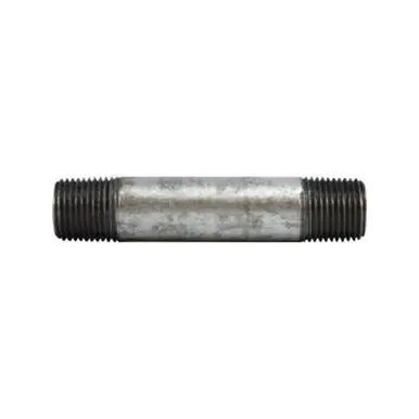 Midland Industries 58024 - Pipe Nipple, 1/4" MPT x 1/4" MPT, 3" L, Steel, Galvanized, SCH 80