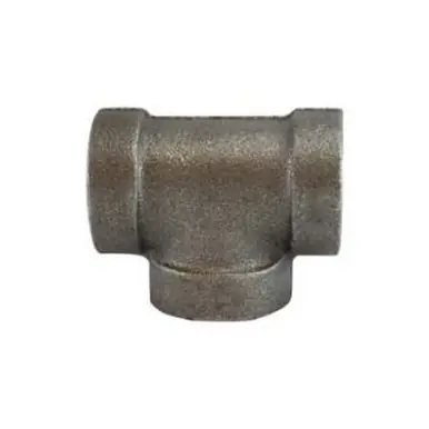 Midland Industries 69257 - Tee, 1-1/2" FPT x 1-1/2" FPT x 1-1/2" FPT, Iron, Black, XH Schedule, 300