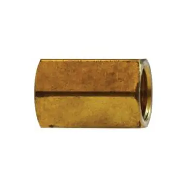 Midland Industries 10137 - Hex Union, 1/2" Female Flared x 1/2" Female Flared, Brass