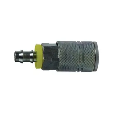 Midland Industries 28566S - Industrial Interchange Coupler, 3/8" Push-On Hose Barbed, Steel