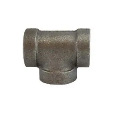 Midland Industries 69256 - Tee, 1-1/4" FPT x 1-1/4" FPT x 1-1/4" FPT, Iron, Black, XH Schedule, 300