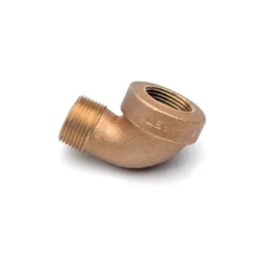 Midland Industries 43167 - 90° Street Elbow, 1-1/2" FPT x 1-1/2" MPT, Bronze