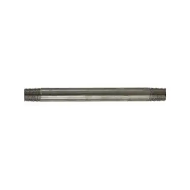 Midland Industries 48006 - Welded Pipe Nipple, 1/8" MPT x 1/8" MPT, 3-1/2" L, Stainless Steel, SCH
