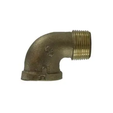 Midland Industries 738116-02 - 90° Street Elbow, 1/8" FPT x 1/8" FPT, Bronze