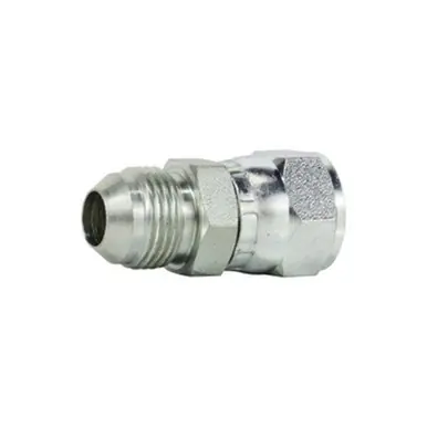 Midland Industries 650488 - Straight Swivel Nut Connector, 1/2" MJIC x 1/2" FJIC, Steel