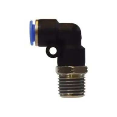 Midland Industries 20049C - Swivel Elbow, 5/32" Tube OD x 10mm Male NPTF, Composite