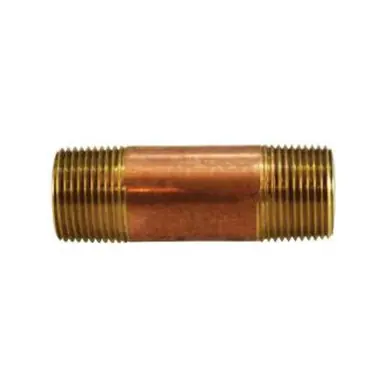 Midland Industries 42083 - Nipple, 3/4" MPT x 3/4" MPT, 2-1/2", Brass