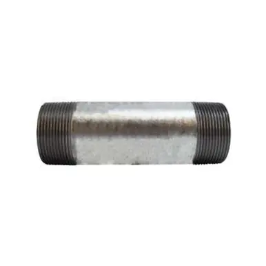 Midland Industries 56188 - Welded Pipe Nipple, 2-1/2" MPT x 2-1/2" MPT, 7" L, Steel, Galvanized, SCH