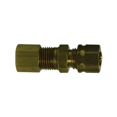 Midland Industries 27189 - Adapter w/ 27005 Self-Align Sleeve, 3/8" Compression x 3/8" MIP, Brass