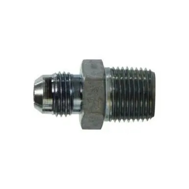 Midland Industries 24041612 - Straight Connector, 1" 37° JIC Flared x 3/4" MPT, Steel