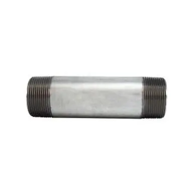 Midland Industries 56285 - Welded Pipe Nipple, 1-1/2" MPT x 1-1/2" MPT, 48" L, Steel, Galvanized,