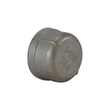 Midland Industries 62480 - Cap, 3" FPT, Stainless Steel, 150 lb