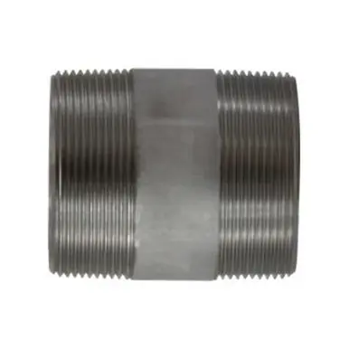 Midland Industries 48205 - Welded Pipe Nipple, 3" MPT x 3" MPT, 5" L, Stainless Steel, SCH 40