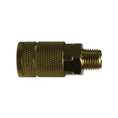 Midland Industries 28517 - Parker Tru Coupler, 3/8" MIP, Brass