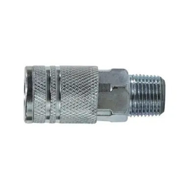 Midland Industries 98823 - Industrial Interchange Coupler, 1/4" MIP, Steel