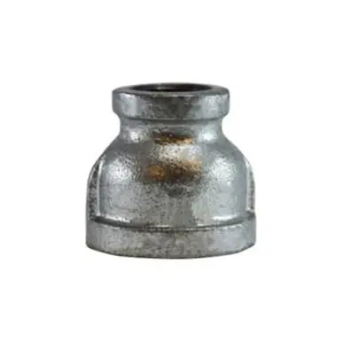 Midland Industries 64439 - Reducing Coupling, 3/4" FPT x 1/8" FPT, Iron, Galvanized, 150 lb