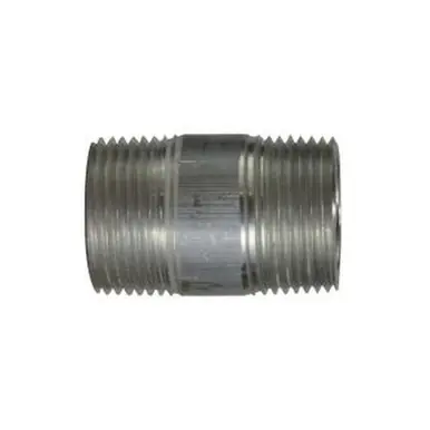 Midland Industries 76126 - Pipe Nipple, 1-1/4" MPT x 1-1/4" MPT, 4-1/2" L, Aluminum