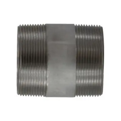 Midland Industries 48201 - Welded Pipe Nipple, 3" MPT x 3" MPT, 3" L, Stainless Steel, SCH 40