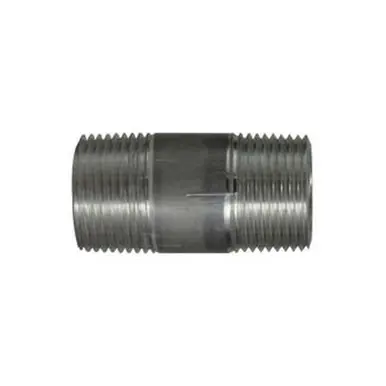 Midland Industries 76096 - Pipe Nipple, 3/4" MPT x 3/4" MPT, 12" L, Aluminum