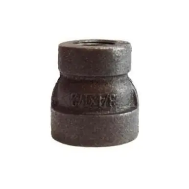 Midland Industries 68437 - Reducing Coupling, 3/4" FPT x 3/8" FPT, Iron, Galvanized, XH Schedule,