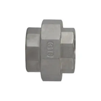 Midland Industries 62601 - Union, 1/4" FPT x 1/4" FPT, Stainless Steel, 150 lb