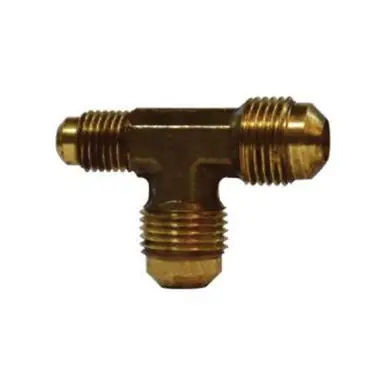 Midland Industries 10189 - Reducing Tee, 5/8" SAE 45° Male Flared x 5/8" SAE 45° Male Flared x 1/2",