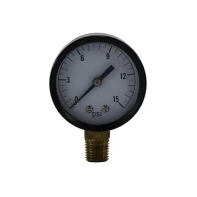 Midland Industries 80005 - Pneumatic Pressure Gauge, 2" Dial, 0 to 160 psi Measuring Range, 1/4"