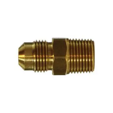Midland Industries 10265L - Light Pattern Adapter, 3/8" Male Flared x 1/2" Male NPTF, Brass