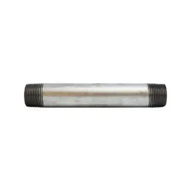Midland Industries 56081 - Welded Pipe Nipple, 3/4" MPT x 3/4" MPT, 1-1/2" L, Steel, Galvanized, SCH
