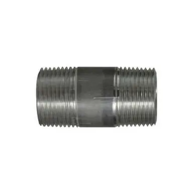 Midland Industries 76080 - Pipe Nipple, 3/4" MPT x 3/4" MPT, Close L, Aluminum